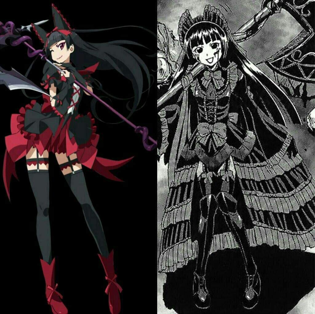 Рори в аниме и манге Врата: Там бьются наши воины