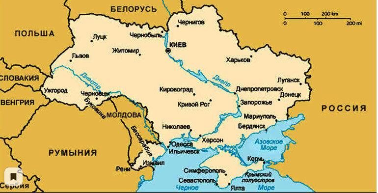 Какие страны границы украины