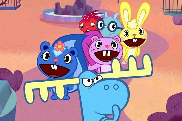 Популярный мультсериал Happy Tree Friends в жанре черного юмора рассказывает о жизни нескольких зверей, чьи приключения всегда заканчиваются трагедией с летальным исходом.