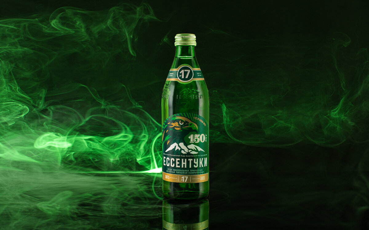 Лимитированная коллекция бутылок к 150-летию «Ессентуки»