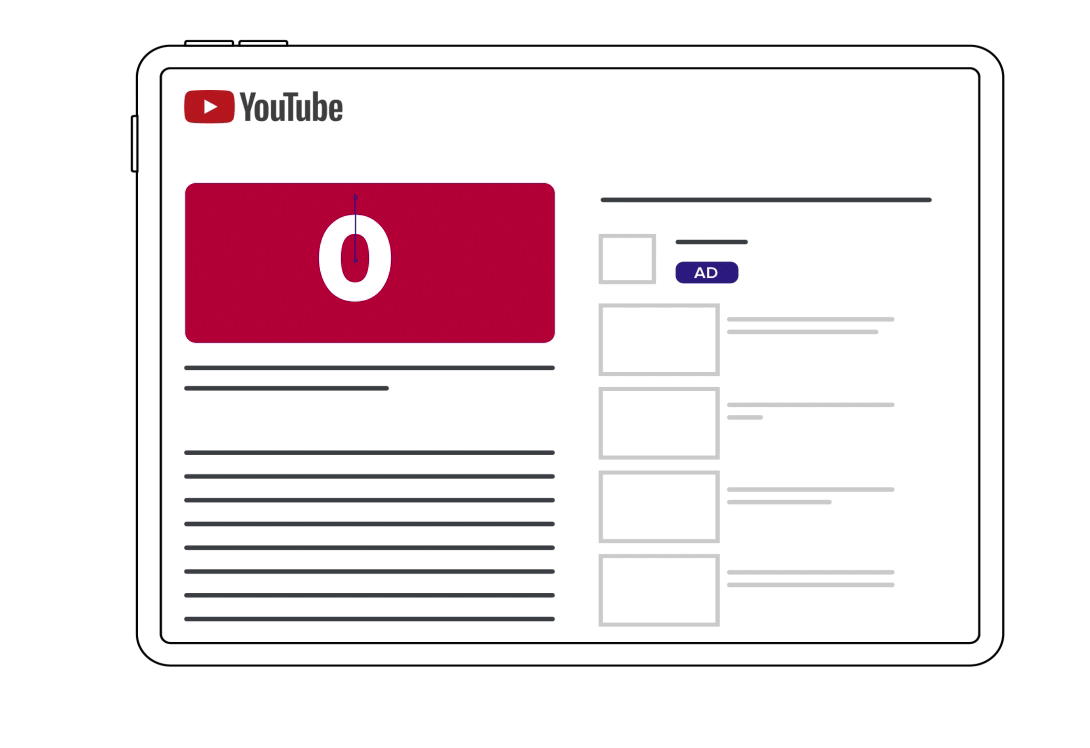 Объявления In-Stream без возможности пропуска