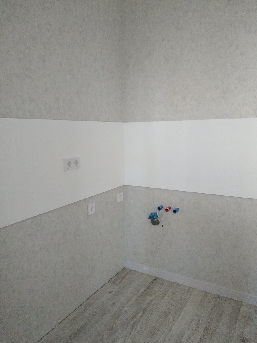 Фартук до установки кухонного гарнитура