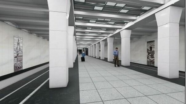 Вот так будет выглядеть станция Варшавская после реконструкции.