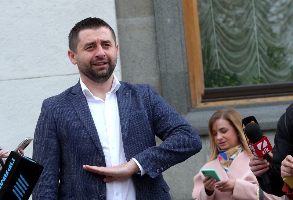     Глава партии "Слуга народа" в Раде Украины Давид Арахамия  GLOBAL LOOK PRESS