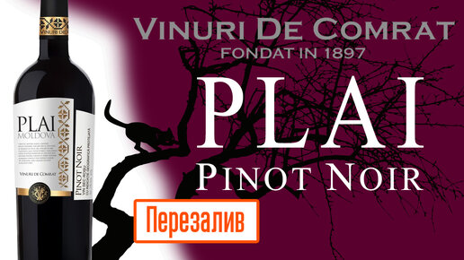 PLAI Moldova Pinot Noir 2018