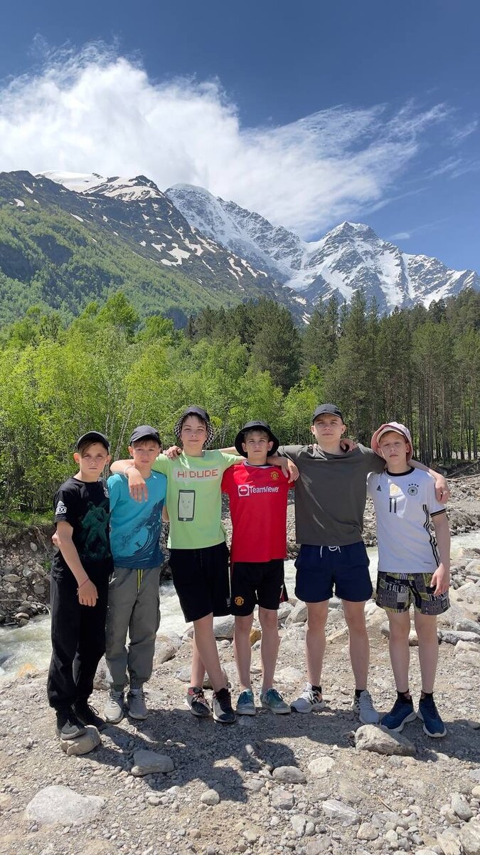 15 км сегодня дети находили, учились дышать в горах 