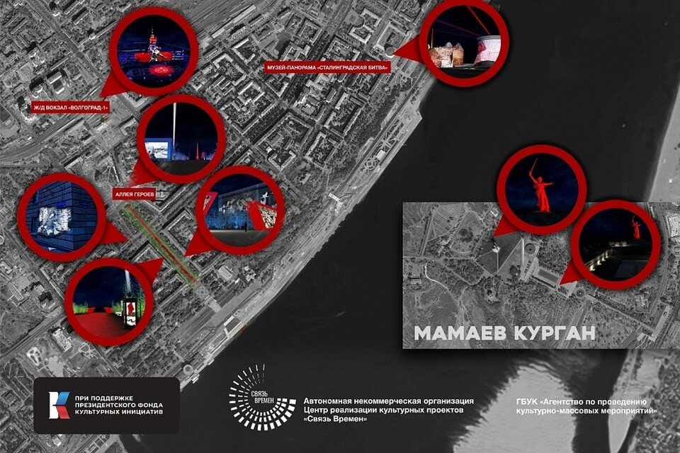     Мост Памяти протянут от Мамаева кургана до Аллеи Героев. Фото: АВО