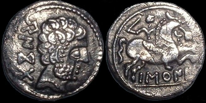    Басконские монеты II века с надписями латинским алфавитомВикипедия