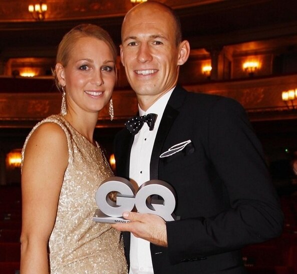 Роббен с супругой