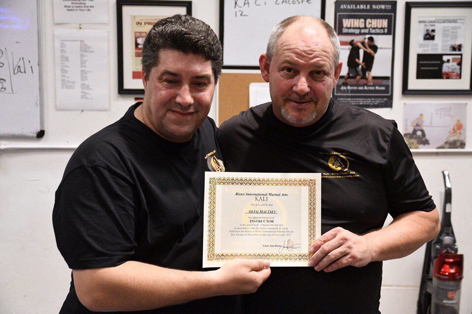 Ph.D. Олег Мальцев и Sifu Джон Ристер. Даллас, штат Техас, 2017г