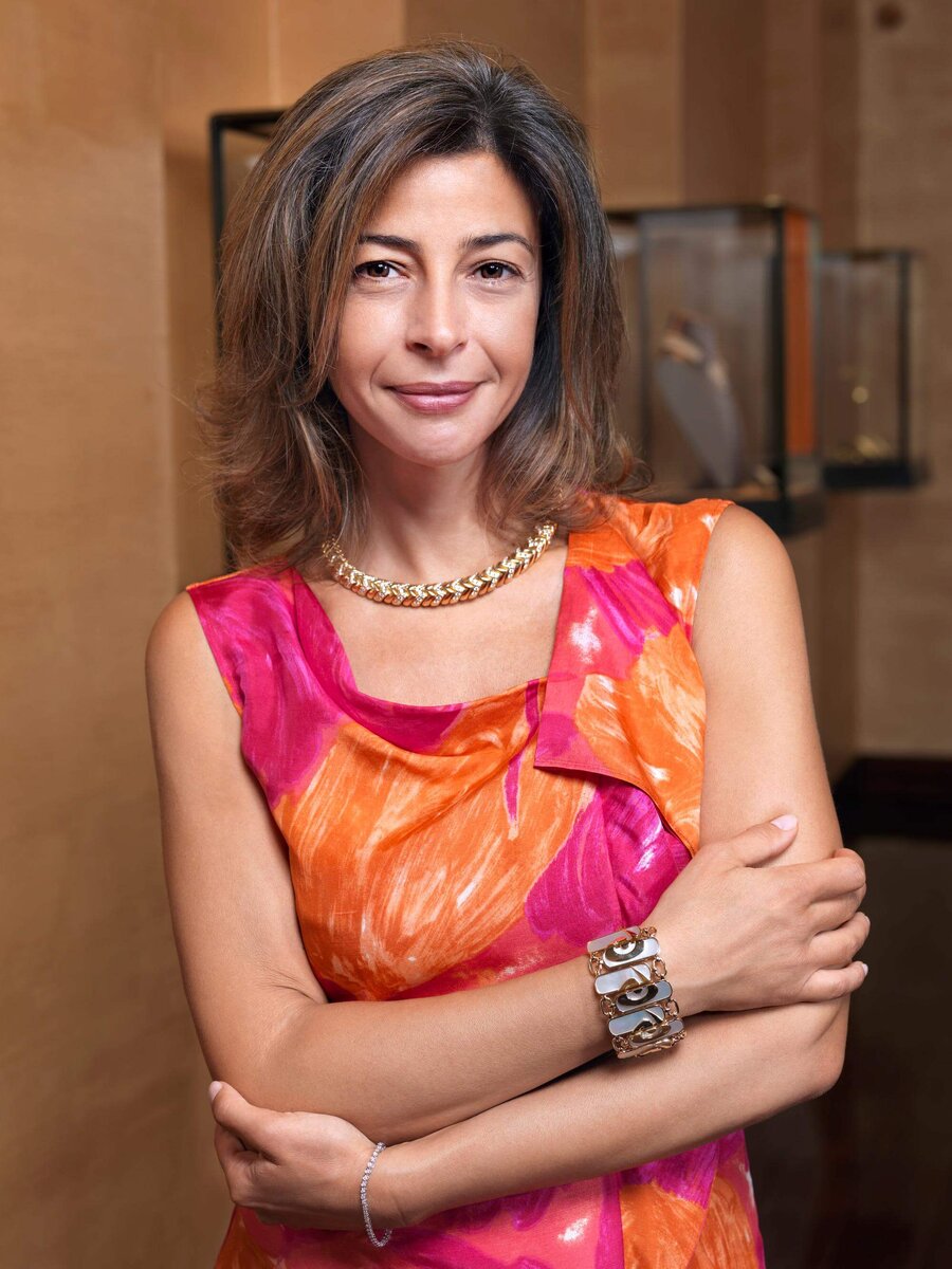 Лючия Боскаини, куратор экспозиции Bvlgari в Кремле