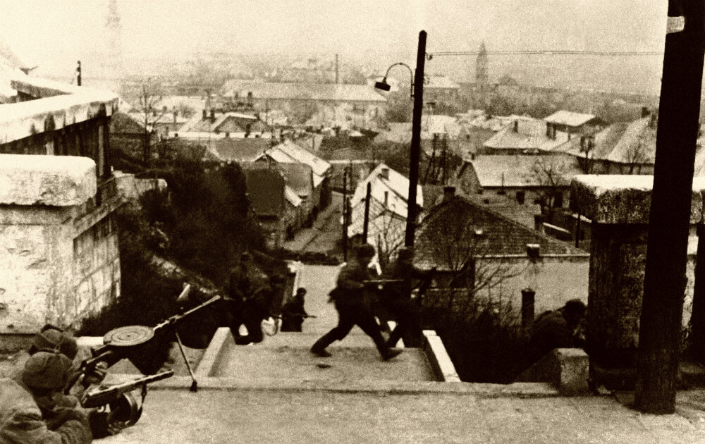 Войска 3-го Украинского фронта в боях за Будапешт. Январь 1945 г.