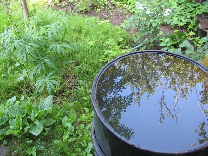 Бочка с водой зимой не разрывай