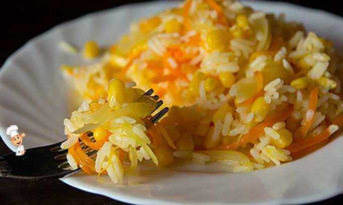 Рис с морковью - рецепт автора Наталья