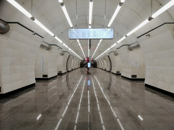 Метро Окружная сразу же после открытия