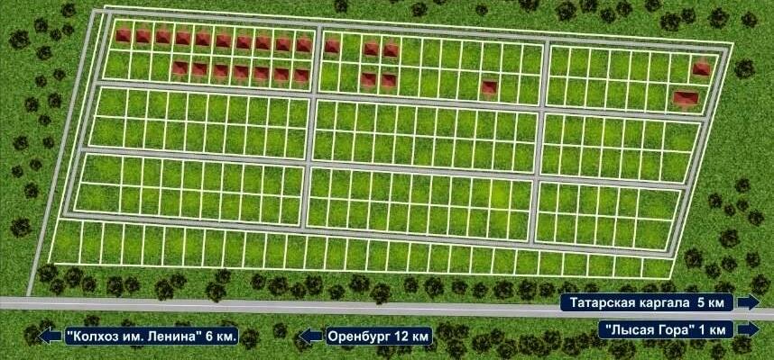 Кадастровая карта татарской каргалы