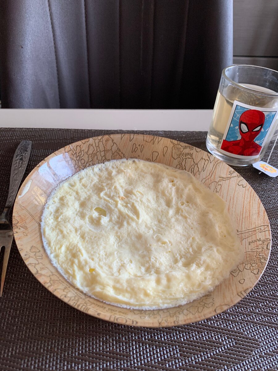 Рис: Наш омлет, быстро полезно вкусно. Источник: Личное фото автора.