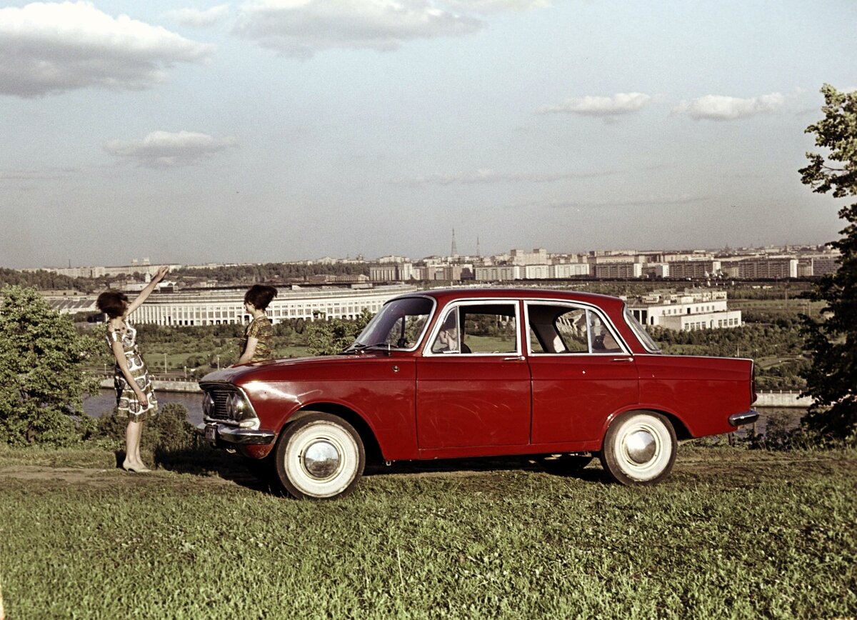 Ретро автомобили СССР Москвич 412