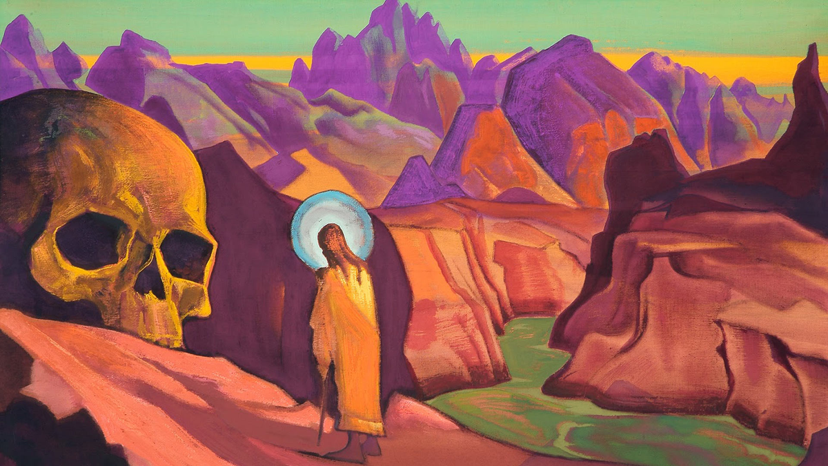 Николай Рерих «Исса и голова Великанова», 1932