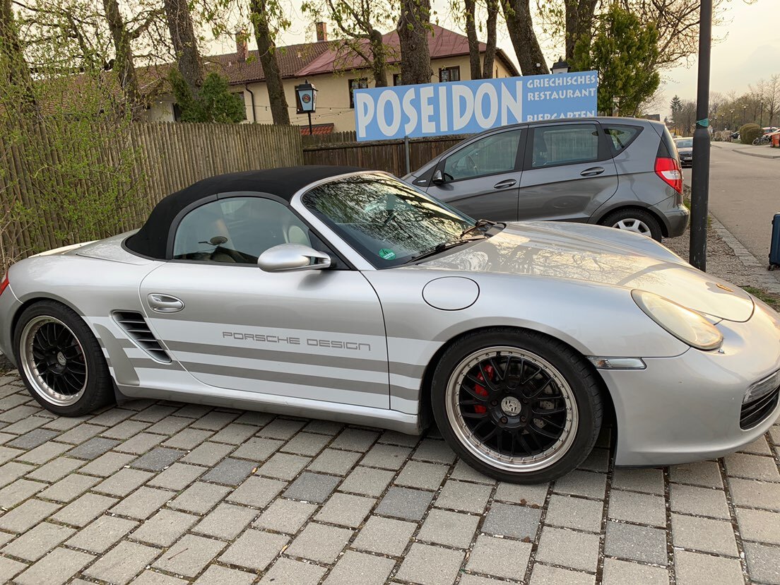 Porsche Boxster арендованный в Германии