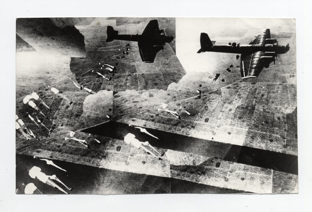 Выброска десантников Старчака под г. Юхнов. Зима 1941/42 г. Из фондов музея-заповедника "Александровская слобода".