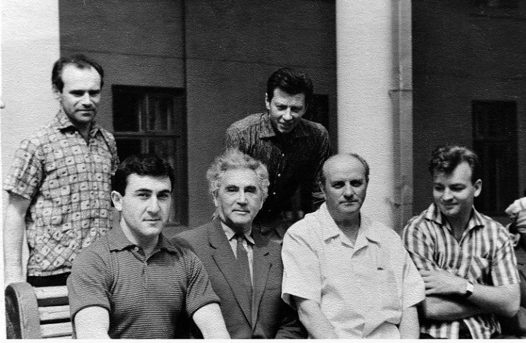Леонид Каневский, Аркадий Вовси, Владимир Корецкий, Сергей Штейн и Михаил Державин. Из архива театра. Предоставлено пресс-службой театра ЛЕНКОМ