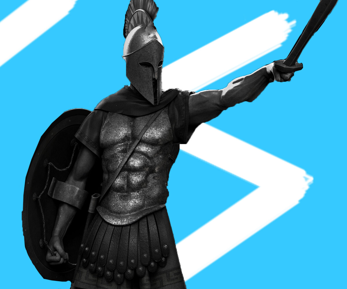 Так если что должен был выглядеть настоящий спартанец, а не в трусах и плаще.