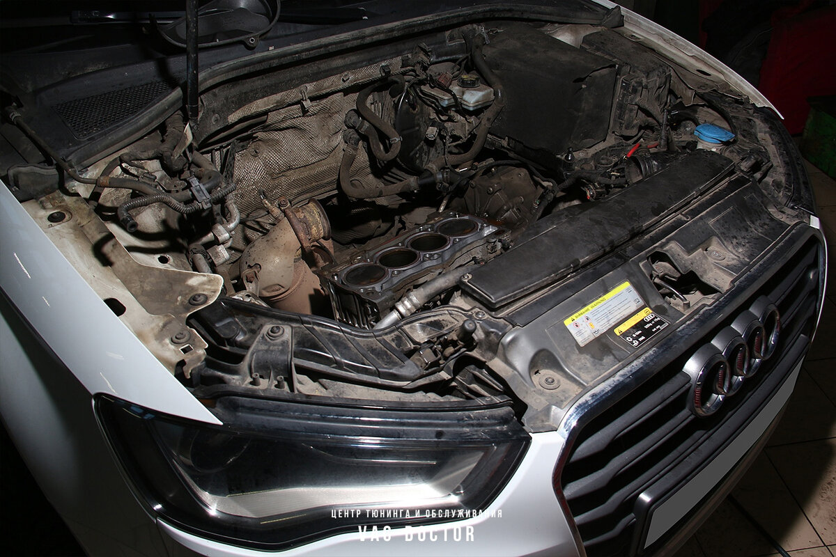 Замена выпускных клапанов автомобиля AUDI A3 1.4 TFSI 