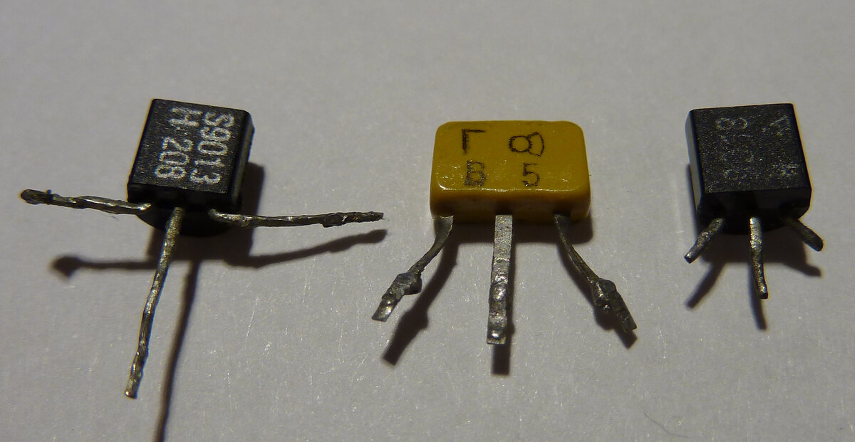 Транзисторы: S9013, КТ315Г, S9018