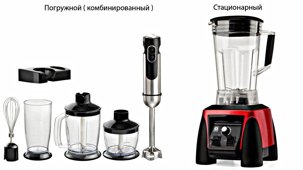 Разновидности блендеров