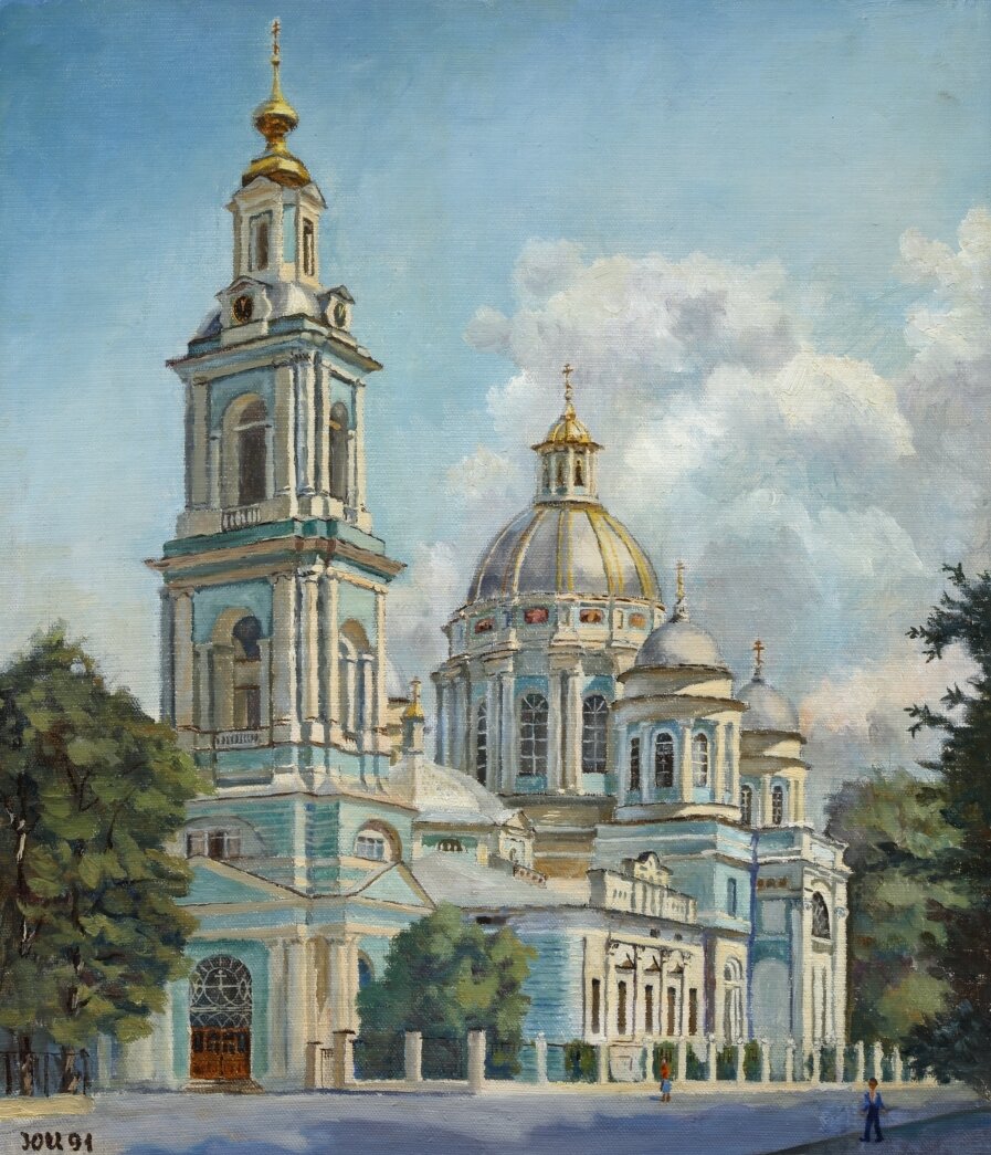 Елоховский собор в Москве фото снаружи