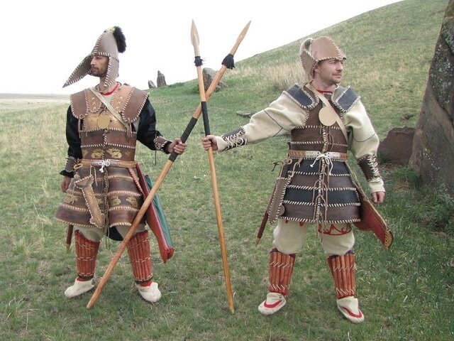воины-динлины, реконструкция, фото из открытых источников