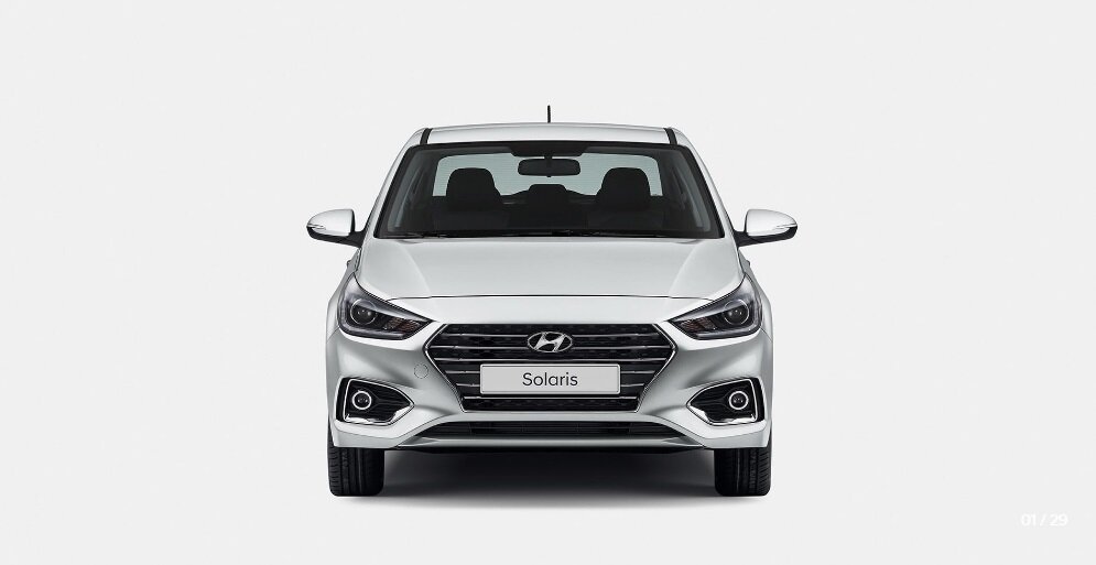 Для тех кто забыл - так выглядит Хендай Солярис до обновления.