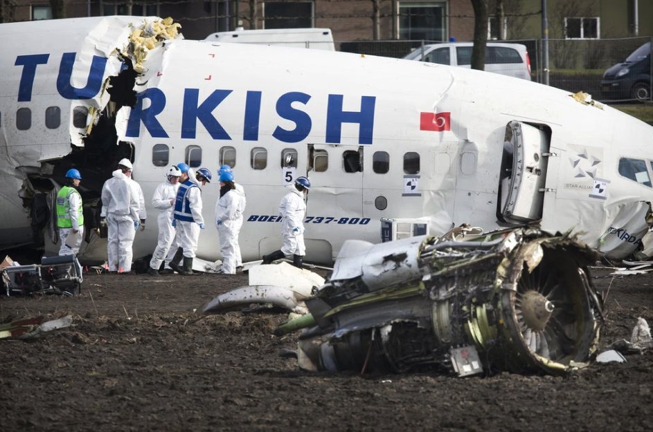 Крушение Боинга-737 под Амстердамом. Фото twitter.com.