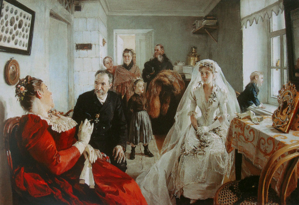 В ожидании шафера, 1891