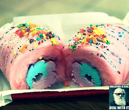 Когда ешь это мороженое, главное, чтобы ничего не слиплось ))) 