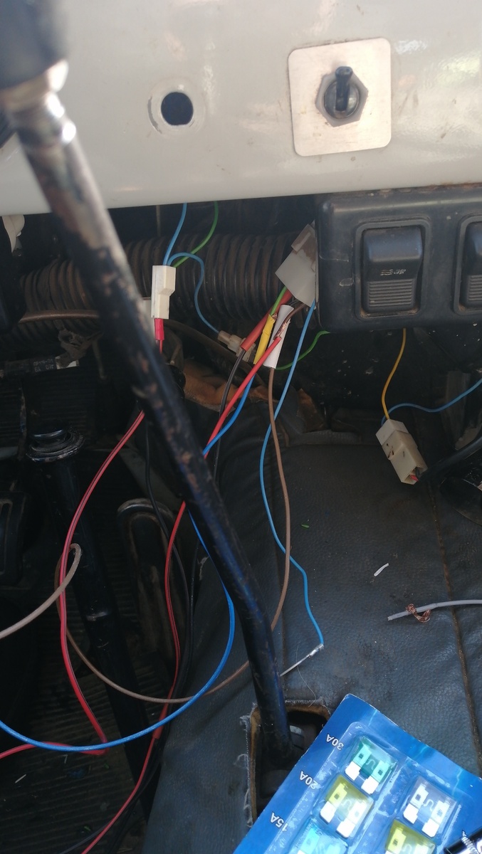 Провода от бывшего блока