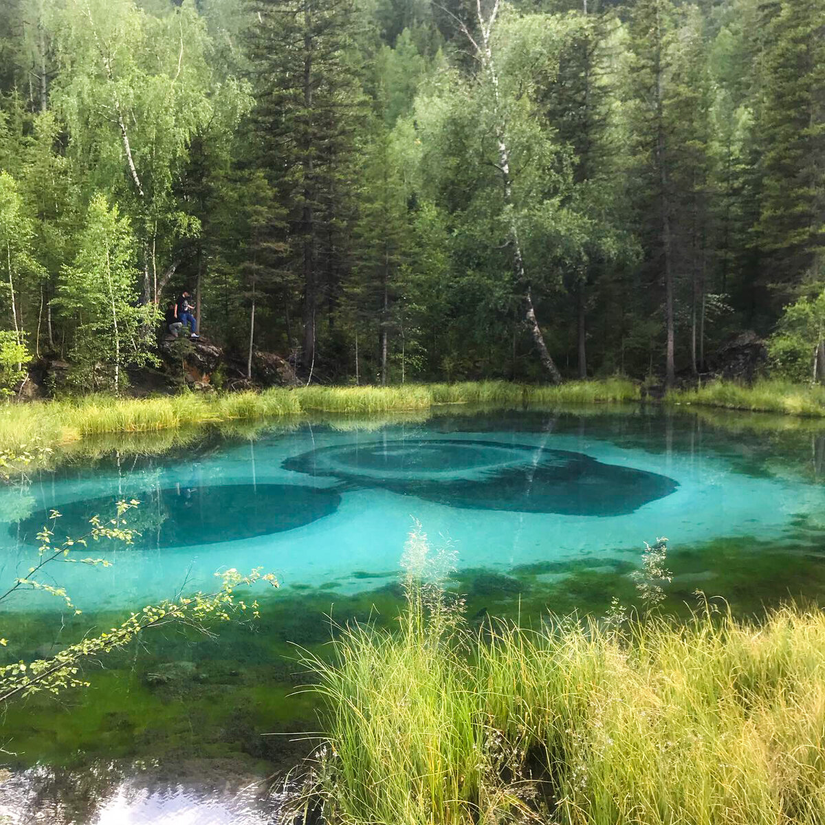 Так озеро выглядит у блогеров в Instagram с цветокоррекцией