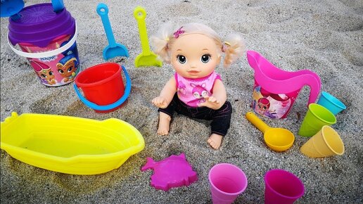 Куклы Пупсики Девочка На Море Игрушки для песка Детский канал 108маматв