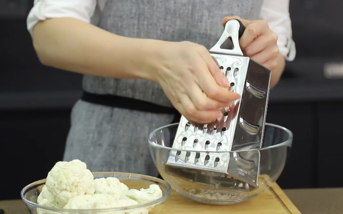 цветная капуста на терке