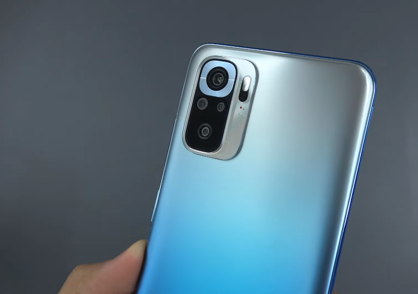 Backside Redmi Note 10S desing image 