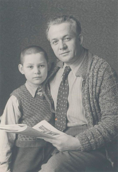 Сергей Лемешев Лемешев со своим пасынком Дмитрием
