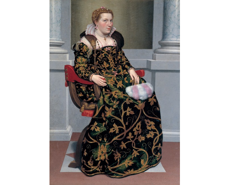 Портрет Изотты Брембати Грумелли,  Джованни Баттиста Морони, 1552. (с) Из коллекции Палаццо Морони