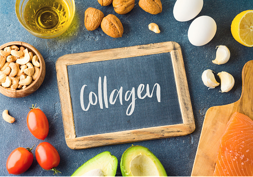 Дефицита коллагена можно избежать при помощи продуктов, содержащих коллаген или стимулирующих его выработку