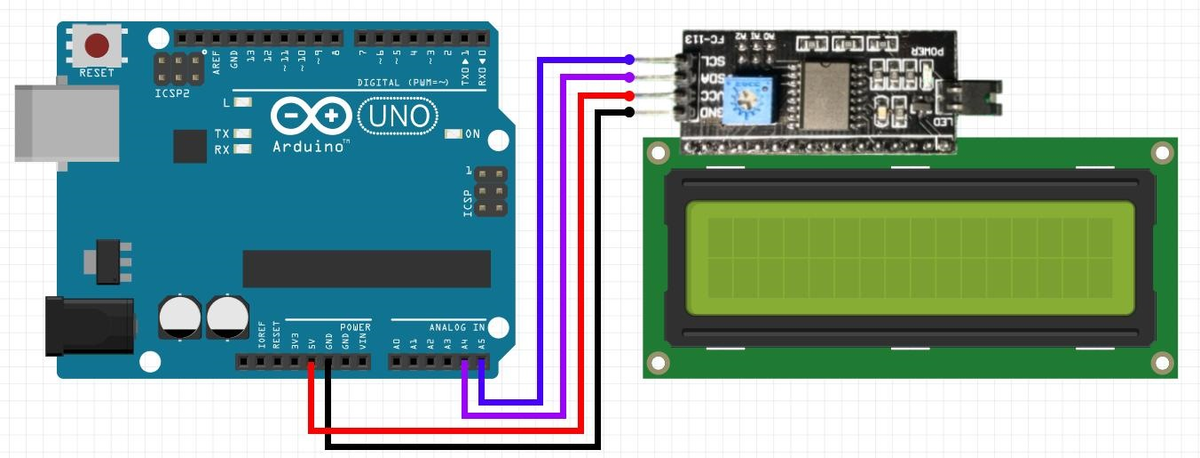 Ардуино дисплей LCD 1602 - купить в duino.ru