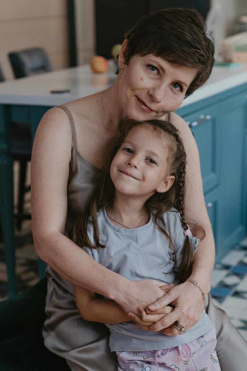 Жена Татьяна и Ника