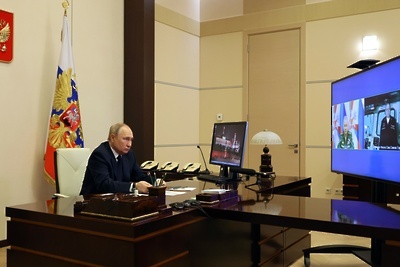    Президент РФ Владимир Путин ©Сайт Кремля
