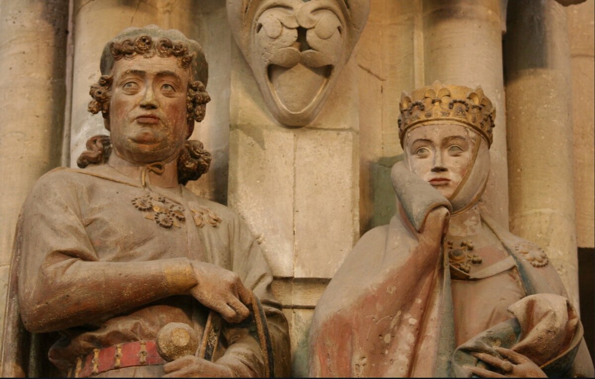 Маркграф Эккехард II и Ута. Наумбургский собор.