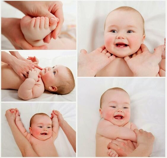 Массаж новорожденного