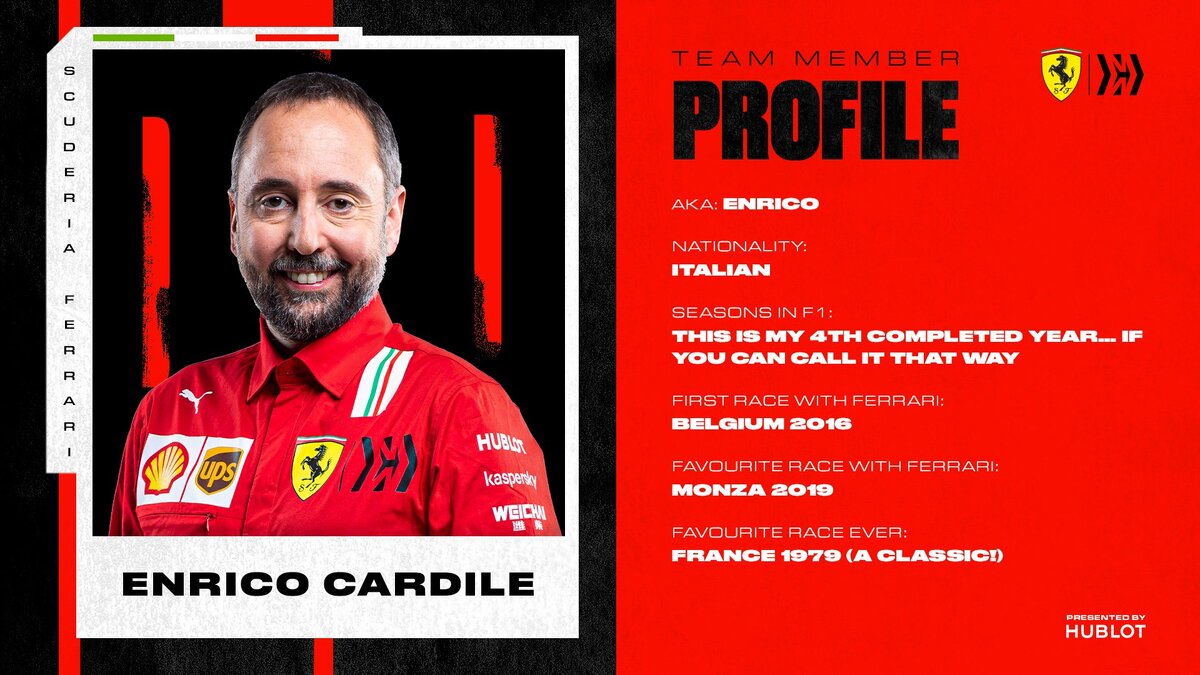 Руководить отделом разработки и эффективности работы болида теперь будет Энрико Кардиле.